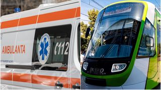Un tramvai a lovit o ambulanță &icirc;n Capitală