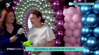 VIDEO- Baloanele, decoruri de poveste. Care sunt noile tendințe &icirc;n acest domeniu, dar și cum se realizează astfel de aranjamente