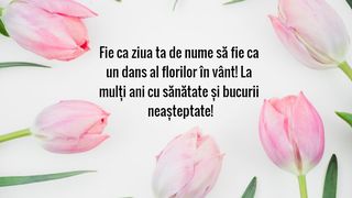 felicitare de ziua numelui de florii