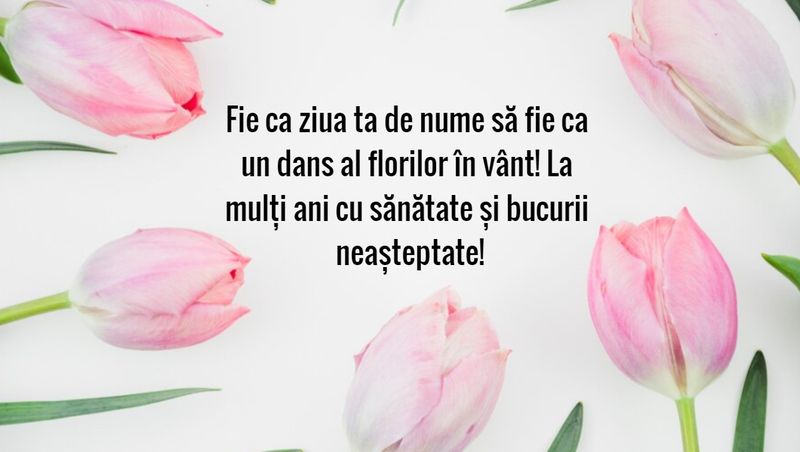 felicitare de ziua numelui de florii