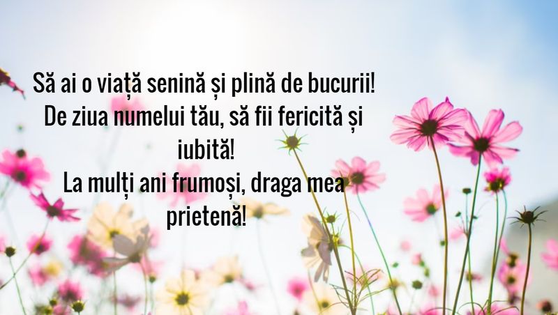 felicitare de ziua numelui de florii