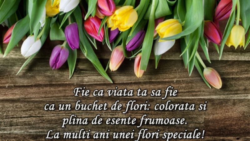 felicitare de ziua numelui de florii