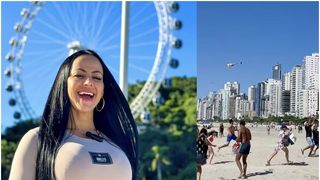 A aruncat bani din elicopter pentru a-i face fericiți pe oamenii de pe o plajă. Ce riscă femeia după haosul creat în Sao Paolo?