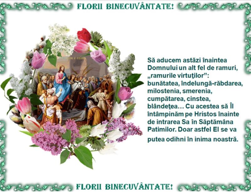 felicitare de florii