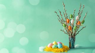 crengute de salcie cu oua de paste