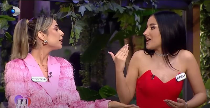 Roberta și Rebecca, ceartă în direct în gala de la Casa Iubirii