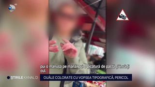 VIDEO. Ouăle de Paște, colorate cu vopsea tipografică! Un pericol major pentru sănătatea românilor - dezvăluit cu camera ascunsă