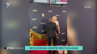 VIDEO- Nicole Kidman, apariție spectaculoasă. Actrița a impresionat oamenii cu ținuta sa, care a făcut-o să strălucească