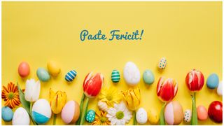 Felicitare cu Paște Fericit