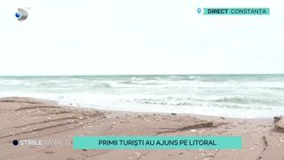 VIDEO- Primii turiști au ajuns pe litoral. Cum este atmosfera până la acest moment