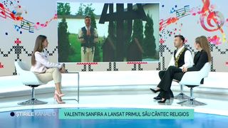 VIDEO- Valentin Sanfira și Codruța Filip, despre primul cântec religios înregistrat de artist, dar și despre planurile lor de sărbători