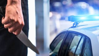 VIDEO- Un bărbat și-a &icirc;njunghiat mortal soția, pe o stradă din Drăgăneşti-Olt. Ireal ce i-a putut face propriei fiice, &icirc;n urmă cu doi ani