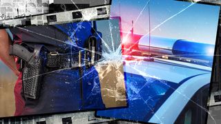 Doi polițiști au fost grav răniți &icirc;n timpul unei misiuni, pe A1. Au fost trase mai multe focuri de armă