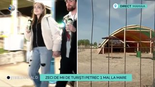 VIDEO- Zeci de mii de turiști petrec 1 Mai la mare. Tinerii s-au distrat toată noaptea, iar astăzi o vor lua de la capăt