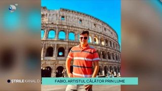 VIDEO-Fabio, artistul călător prin lume. A ajuns să descopere &icirc;n ultimii 7 ani destinații unice din peste 185 de țări