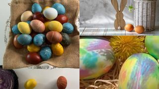 Trucuri vopsit ouă natural