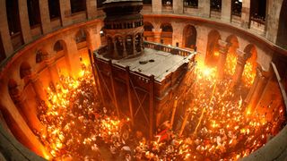 sfanta lumina de la ierusalim