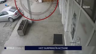 VIDEO. Hoț surprins &icirc;n acțiune!