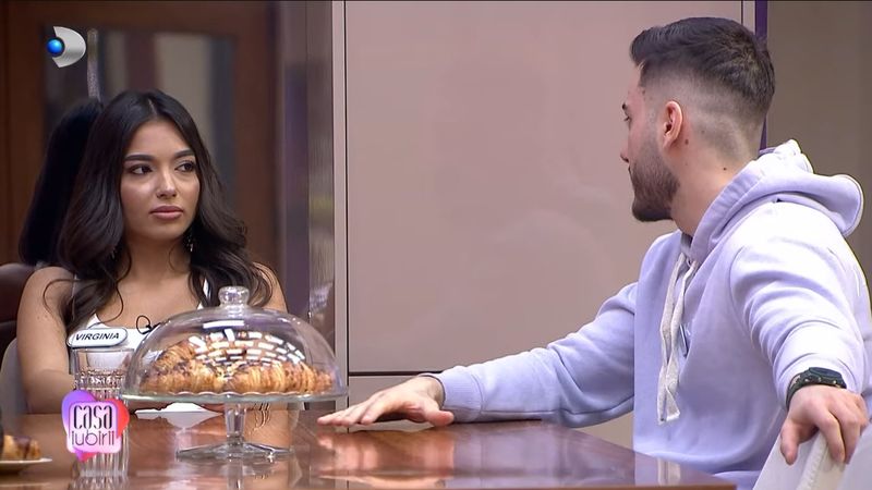 Virginia, în dialog cu Bogdan din casa iubirii