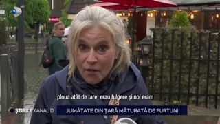 VIDEO- Jumătate din țară măturată de furtuni. Vremea a făcut ravagii &icirc;n Rom&acirc;nia