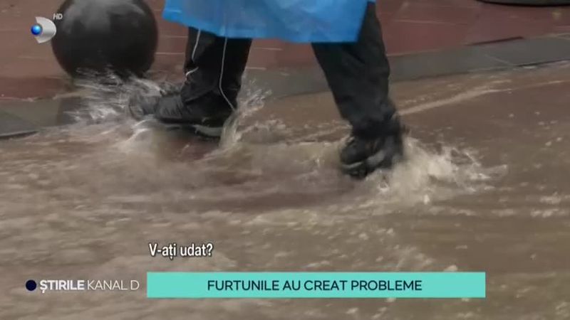 Imagini dramatice din Sinaia, pe DN1