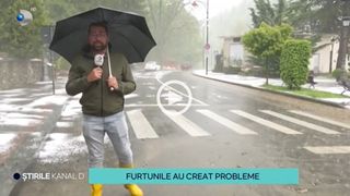 VIDEO. Furtunile violente au măturat jumătate de țară. Imagini dramatice din Sinaia