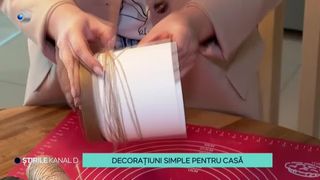 VIDEO- Decorațiuni simple pentru casă. Un ghiveci de flori atipic sau o oglindă hand-made sunt doar două dintre variantele pe care le putem face singuri, cu bani puțini