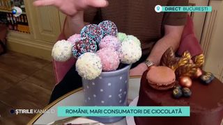 VIDEO- Românii, mari consumatori de ciocolată. Care sunt cele mai apreciate prăjituri