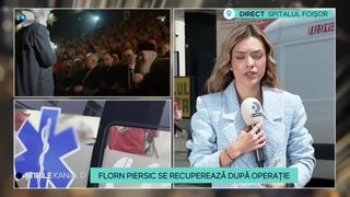 VIDEO- Florin Piersic se recuperează după operație. Starea lui de sănătate este ținută sub strictă observație