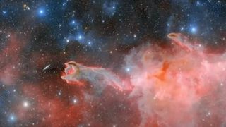 ”Mâna lui Dumnezeu”, fenomen rar văzut prin telescop. Structura cosmică s-ar afla la 1300 ani-lumină de Pământ