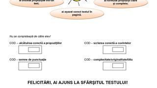 Evaluare Națională 2024 clasa a 2-a pentru Limba Română scris - pag 4