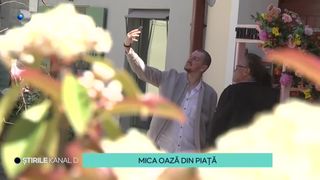VIDEO- Mica oază din piață. O expoziție de flori a fost organizată spre încântarea localncilor, dar și a vizitatorilor dornici să descopere la pas atmosfera medievală din inima Transilvaniei