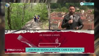 VIDEO Joburi de sezon la munte. Care sunt locurile de muncă ce vin cu salarii atractive?