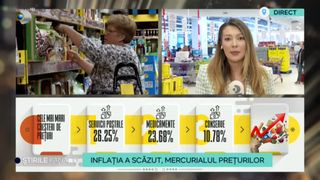 VIDEO- Inflația a scăzut, mercurialul prețurilor. Care este perioada vizată și unde s-au înregistrat cele mai mari majorări în acest timp