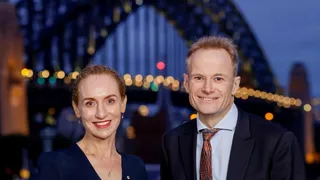 Prof. Richard Scolyer, alături de colega și prietena sa Georgina Long