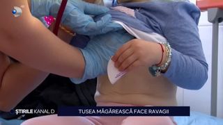 VIDEO Tusea măgărească face ravagii! Copiii sunt cei mai vulnerabili