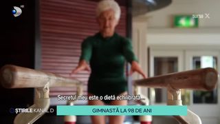 VIDEO La 98 de ani încă mai practică gimnastica! Ce mănâncă Johanna Quass ca să se mențină în formă bună la o asemenea vârstă?