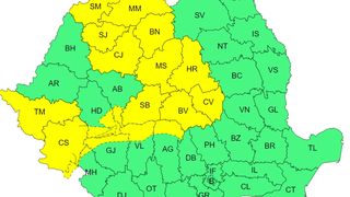  Avertizare COD GALBEN de la ANM pentru vineri, 17 mai - HARTA