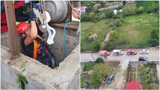 VIDEO Copil căzut într-o fântână cu o adâncime de 19 metri, în județul Constanța. Miracolul s-a produs