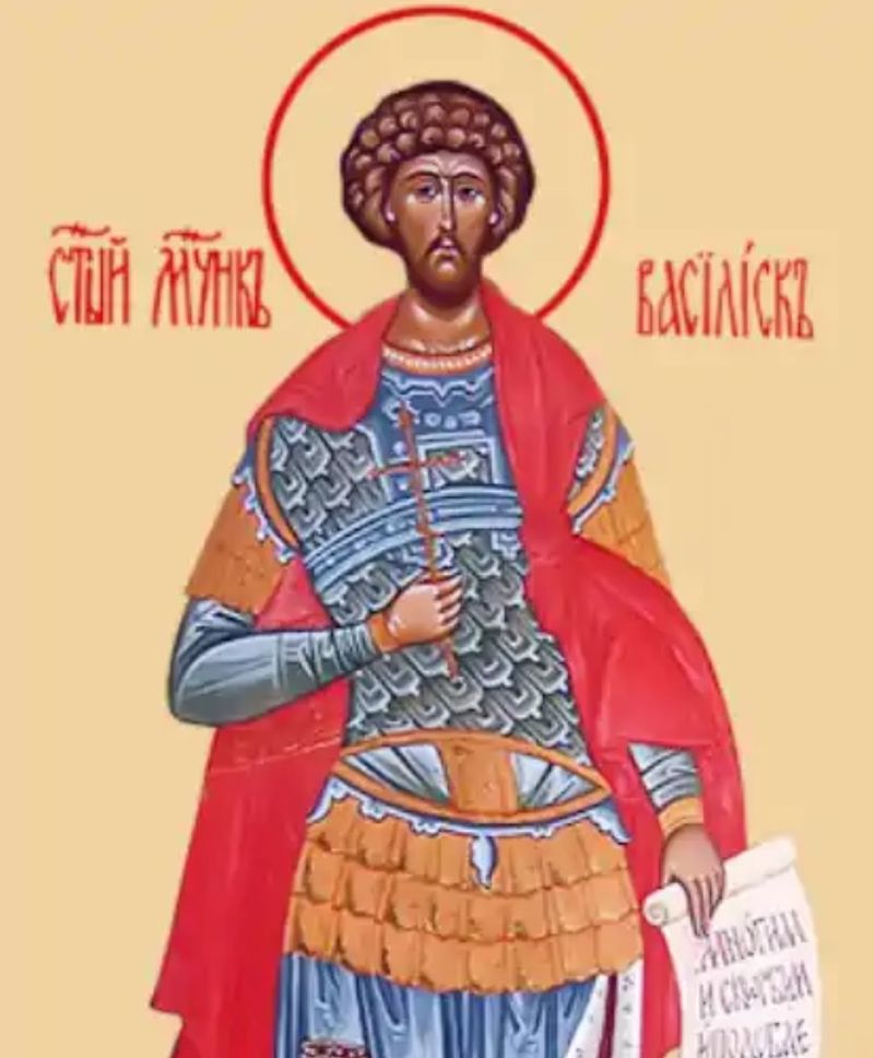 calendar ortodox 2024, sarbatori mai 2024, sfantul mucenic vasilisc 