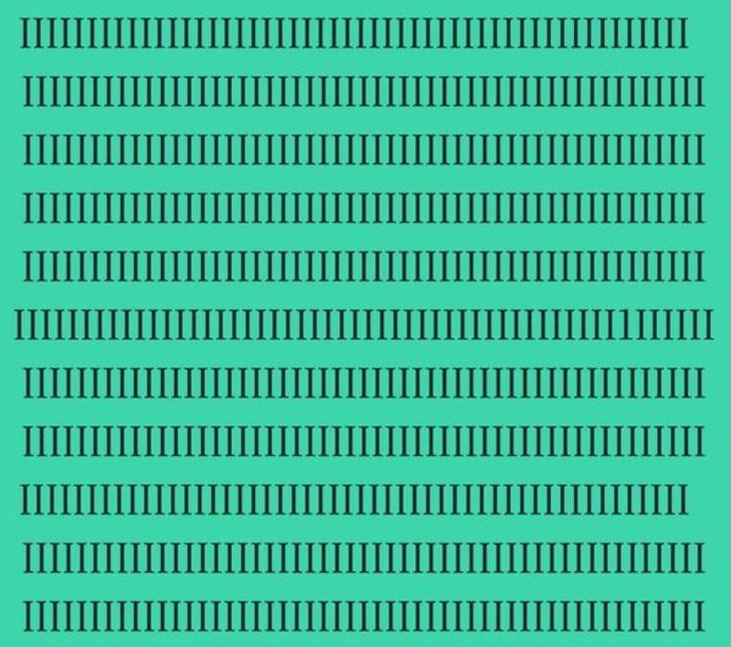 iluzie optica Test IQ. Poți să găsești cifra 1 în iluzia optică de mai jos în maxim 8 secunde? 