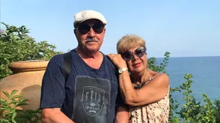 Costel Constantin şi soţia sa, Mihaela Constantin