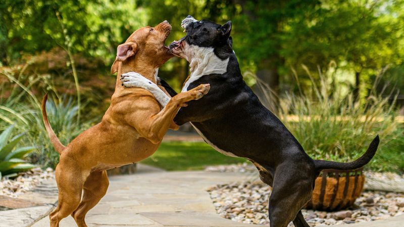 caini de lupta, animale agresive, femeie atacata caini