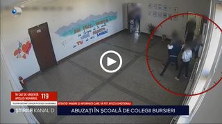 VIDEO Elevi abuzați în școală de colegii bursieri