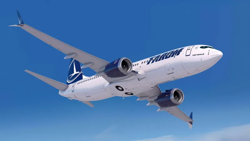 Un avion TAROM care se îndrepta spre București a lovit un grup de păsări 