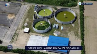 VIDEO Biogazul sperie o comună din județul Brașov. Oamenii se tem pentru sănătatea lor