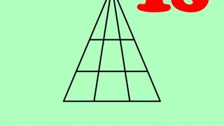 test iq, test inteligenta triunghiuri, test iluzie optica 