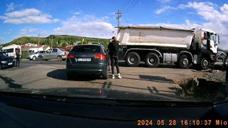 accident tir, accident grav, trafic blocat 