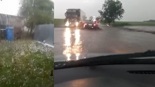 VIDEO Vremea face ravagii în România! Șoselele au fost inundate din cauza ploilor torențiale. La ce să ne așteptăm azi?