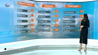 VIDEO Meteo seară: Cod galben de instabilitate atmosferică în mai multe regiuni